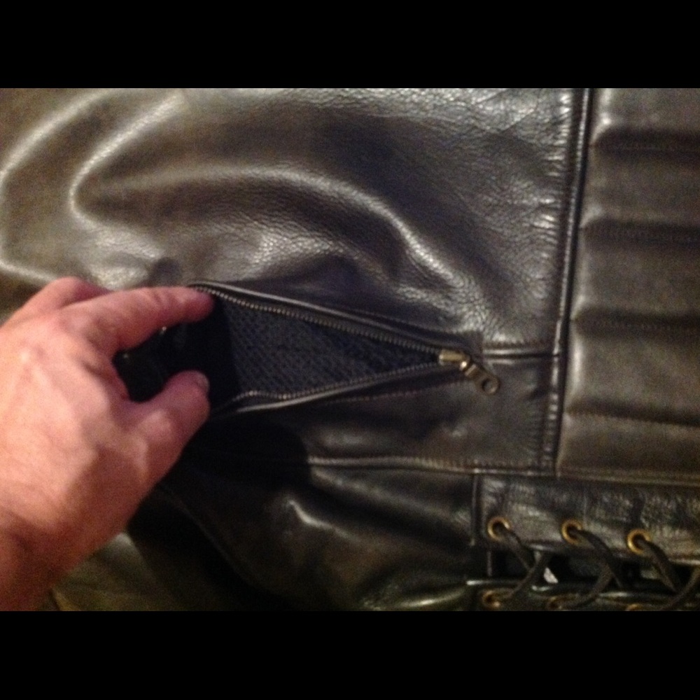 Men's leather jacket - Picture 5 of 7